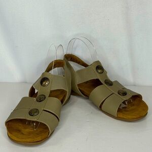 Natural Soul Amelia Sandals Comfort Slingback Boho Sz 8.5